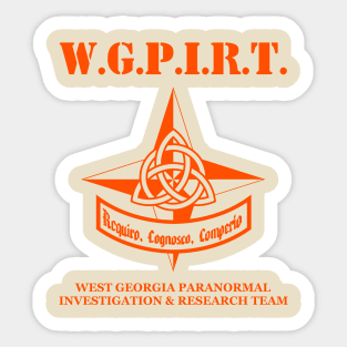 WGPIRT Star logo (Orange) Sticker